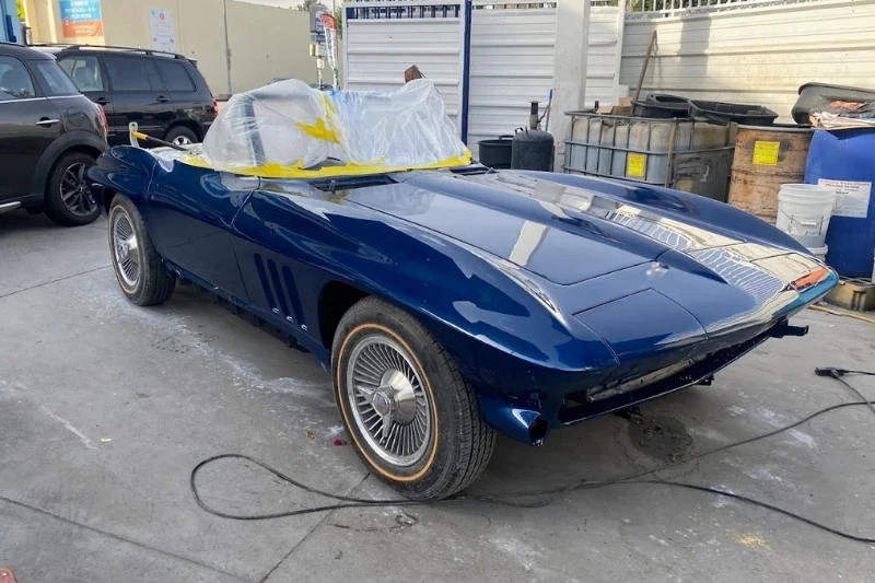 Corvette Paint Job After 2