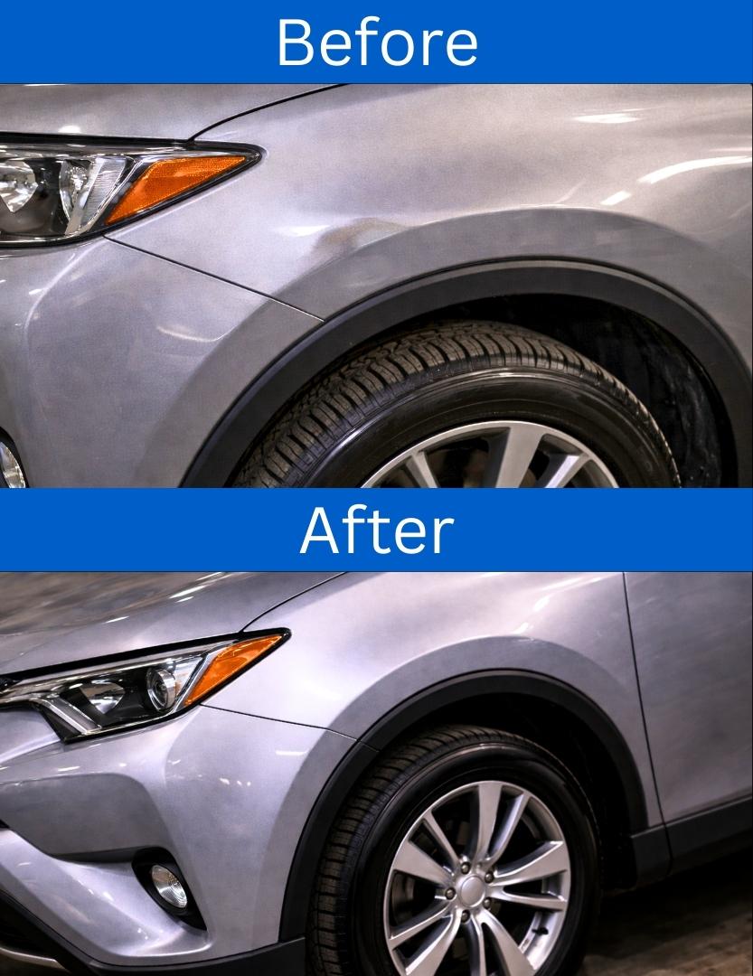 Paintless Dent Removal Before & After